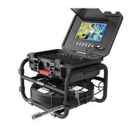 Drainage Camera Sewer Inspection Camera 9" Screen Drain Pipe With 512HZ Locator And Meter Counter Industrial Endoscope Plumber Camer(30M,Enhanced Edition)