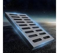 drainage channel cover Outdoor Sewer Covers, Cast Iron Gutter Drainage Covers For Driveway Car Park Porch, Rainwater Drainage Grates Storm Drain Channel(35x50x2cm/13.8x19.7x0.8in)