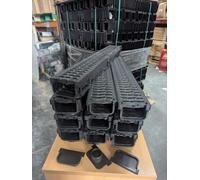 Drainage Channel Driveway & Patios 10x 1mtr Plastic Grating + Free Accessories | Heavy Duty Grating | Upto 2.5t