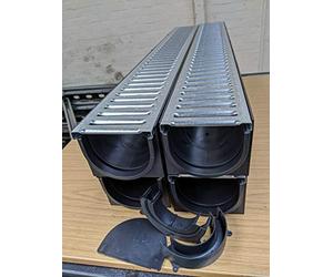Drainage Channel Driveway & PATIOS 4mtr Galvanised Grating Inc Free Accessories