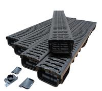 Drainage Channel Driveway & Patios 5X 1mtr Plastic Grating + Free Accessories/Heavy Duty Grating/Upto 2.5t