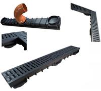 Drainage Channel Heavy Duty Plastic Grating Pack 1m Lengths (Pack of 3)