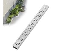 Drainage Channel Kit with Removable Cover, Yard and Deck Trench Drain System for Efficient Water Management