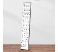 Drainage channel Outdoor Grate Cover - Extra Narrow Metal Drain Cover for Garden Bathroom Kitchen - Evenly Distributed Openings 10cm (4") Drain Grate