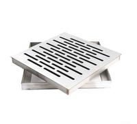 Drainage Ditch Cover Plate Constructed from 201 Stainless Steel for Heavy Load Resistance and Protection in Public Infrastructure (200 * 200 * 30 * 3)