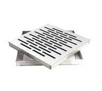 Drainage Ditch Cover Plate Constructed from 201 Stainless Steel for Heavy Load Resistance and Protection in Public Infrastructure (250 * 250 * 30 * 3)