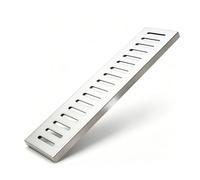 Drainage Ditch Cover Silver Rainwater Grating Sturdy and Practical