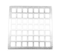 Drainage Filter Screen, Square Floor Drain Cover with 10mm Mesh, Rustproof Hair Catcher Strainer for Shower, Kitchen, Balcony, Bathroom, Drain Protector(30 * 15cm)