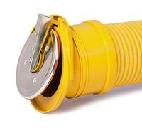 Drainage Flap Valve, Non Return Valve, With Universal Connection 72mm -100mm