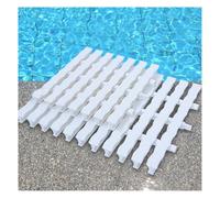 Drainage Grate for Overflow Road Gutter Grate for Pools 3-Interface Drainage Equipment Ideal for Patios Walkways & Terraces (25 x 100 cm 6 Pieces)
