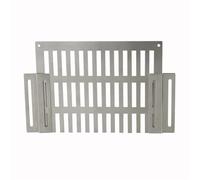 Drainage Grates Side Wall Corner Floor Drain For Rooftop Anti Leaf Balcony Filter Screen Dismantling The Grate Stainless Steel(35x25)