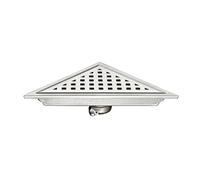 Drainage Grates Triangle Invisible Floor Drain Balcony Bathroom Corner Floor Drain Hidden Type Tile Insert Shower Drain Fast Drainage For drainage(B Gravity Type)