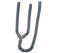 Drainage Hose 3-Way Double Ended Wash Basin Sewer Drain Pipe 12x12x27 inch (30x30x70cm) (2 Female Direct Insertion)