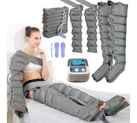 Drainage Massager for Legs, Pressotherapy Air Compression Foot and Calf Massager for Pain Relief, Lymphedema and Swelling Relief, 6/8 Cavity Design