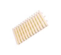 Drainage Overflow Grate, Overflow Grille Non Slip ABS Drain Fence For Pool Shower Outlets Multiple Sizes Bone White(Bone Color,30x100CM/6pieces)