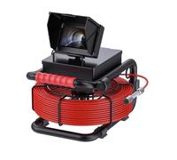 Drainage Pipe Camera, HD Drain Camera 1080P with 4.3" Display, 17mm Pipe Inspection Endoscope with 8 LED Lights for Plumber, 16GB 20mCable