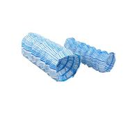 Drainage Pipe, Flexible Corrugated Non Woven with Spiral Steel Wire, Cuttable Hose 20cm Diameter, 5m Length for Ground Water Infiltration (Total 45m/147.6ft)