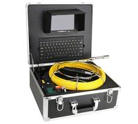 Drainage Sewer Inspection Camera,7 "monitor Sewer Pipeline Inspection Camera With Keyboard, 22mm DVR IP68 Drainage Sewer Pipeline Industrial Endoscope,For Air Conditioning/cable Pipe