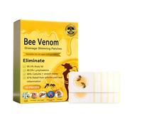 Drainage Slimming Patches with Bee Venom, Natural Lymphatic Drainage Patch for Body Contouring and Cellulite Reduction, Breathable Firming Stickers for Waist, Abdomen and Limbs, Skin-Friendly, 10 PCS
