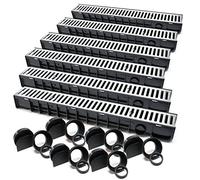 Drainage Storm Ground Channel 6x1m 1.5t Heelguard Galvanised Rain Waste Sewage Water Drain