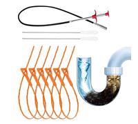 Drainage Yeast Drain for Clogging, Slap Yeast Drain - 9 x Snake Tub Clogliera for Bath, Reusable Auger for Pipe Protection, Handy for the Pro