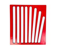 Drainer Groove Plate - Inner Plate Straight Slot & Straight Fan with Flex-Tech