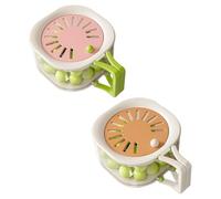 Draining Basket, 2 in 1 Draining and Preservation Basket with Lid and Handle, Detachable Fruit Washing Bowl for Fruit Vegetable Washing Storage