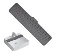 Draining Mat for - Silicone 42x10x1.2cm | Mat in with Drain Edge, Splash Guard for Sink, for Coffee Machine, Hot Air Fryer | Bath Bar