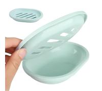 Draining Soap Dish - Travel Soap Container with Drip Tray Double Layer - ?OAP Holder, Slotted Detachable Šoap Saver Case for Camping, Gym