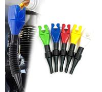 Draining Tool Snap Funnel, 5 PCS Flexible Draining Snap Funnel, Collapsible Retractable Hose with Square Bayonet, Hands-free Design for Filling and Pouring, Universal for Most Cars and Motorcycles