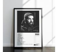 Drake Album Poster - More Life, Views, Take Care, Scorpion, Nothing Was the Same, If You’re Reading This It’s Too Late - Music Album Cover Posters - A4 or A3 (Scorpion, A3 Unframed)