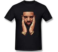 Drake Men's Classic Basic Super Soft Cotton T-Shirt Summer(Large)