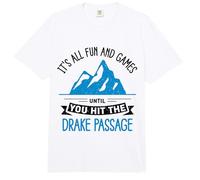 Drake Passage Survivor Explore Adventure Experience Comfort Colors Adult Heavyweight T-Shirt