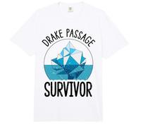 Drake Passage Survivor Explore Adventure Experience Comfort Colors Adult Heavyweight T-Shirt