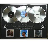 DRAKE/TRIPLE PLATINUM ALBUM DISPLAY/TAKE CARE + NOTHING WAS THE SAME + VIEWS/COA