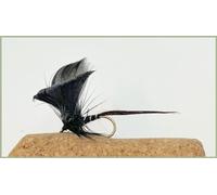 Drake Trout Flies Black Barbless - Size 10, Best Early Season Flies (6)