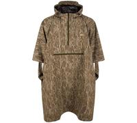 Drake Waterfowl El' Poncho (DW0293-006) | Compact Lightweight Waterproof Ripstop Camouflage Tactical Rain Poncho with Adjustable Hood | Packable Emergency Tarp for Hunting & Camping