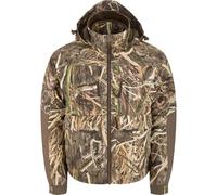 Drake Waterfowl Men's LST CommandXT 3in1 Primaloft Insulated Waterproof Windproof Hunting Jacket with Hood & Breathable Liner, Shadowgrass Habitat, M