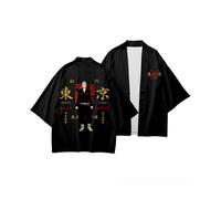 (Draken, 2XL) Tokyo Revengers Kimono Cardigan Cosplay Costume Outwear