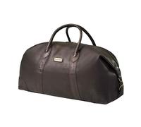 DRAKENSBERG Weekender 'David' Travel Bag Weekend Duffel Sports Bag Vintage Retro Large Women Men Sustainable Handmade Full Leather, Coffee Brown, L, Weekender