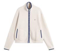 Drake's Men's Boucle Wool Fleece Jacket Ecru
