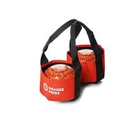Drakes Pride 2 Bowl Carrier - Red, Medium, Soft Shell & Handle, Pullover Closure, Non Detachable Strap, 2 Load Capacity