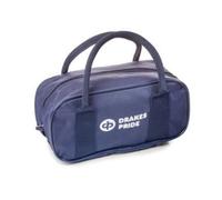 DRAKES PRIDE 2 BOWL CROWN GREEN BOWLS ZIP BAG** (NAVY)