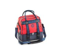 DRAKES PRIDE CROWN GREEN/FLAT GREEN 4 BOWL MIDI BAG **B4248** (RED)