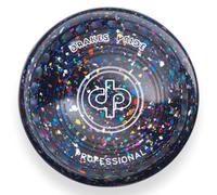 Drakes Pride Professional Bowls - Black Harlequin, Gripped, Size 1, Heavy
