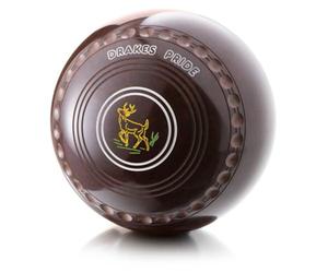 Drakes Pride Professional bowls - Brown, gripped, Size 1, Heavy