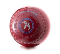 Drakes Pride Professional bowls - Maroon/Red, Gripped, Size 1, Heavy