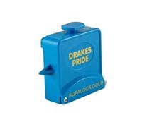 Drakes Pride Supalock Gold bowls measure - aqua