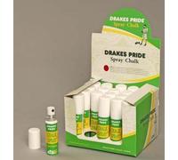 Drakes Pride White Bowls Chalk Spray Pack of 20 x White 8g Cans