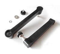DRALL INSTRUMENTS 2 x replacement arms black or extension for wall bracket 'L52B' extension extension arm Model: VA2B
